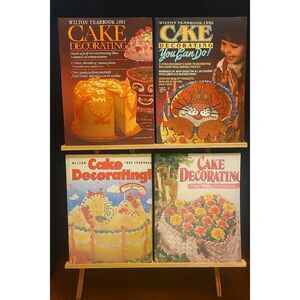 Vintage Wilton Cake Decorating Yearbook Lot – 1981, 1982, 1992, 1993 (set of 4)